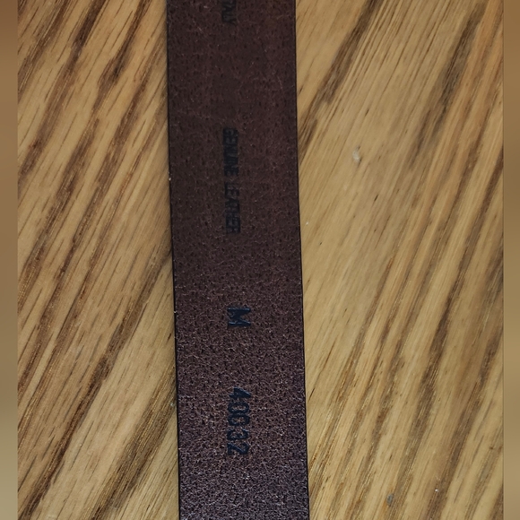 Fabio Corti Genuine Italian Leather Brown Belt - Picture 7 of 8